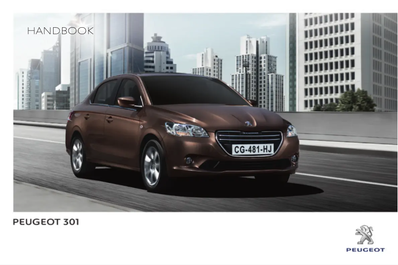 Page 1 de la notice Manuel utilisateur Peugeot 301 (2012)