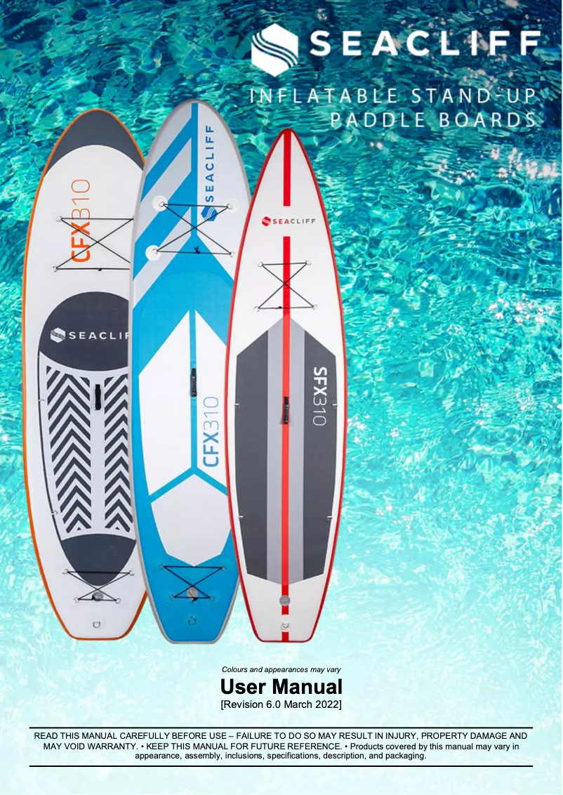 Page n°1 - Manuel utilisateur Seacliff ECX300