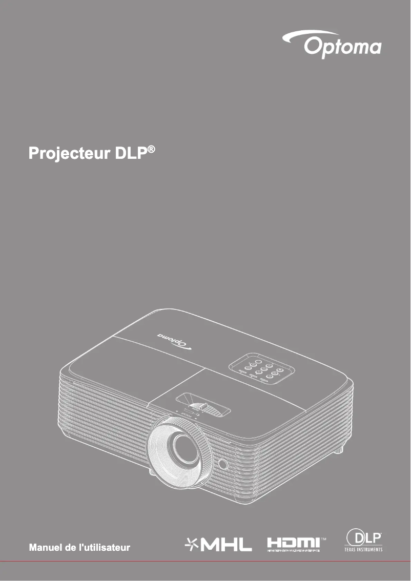 Page n°1 - Manuel utilisateur Optoma HD29HLVx