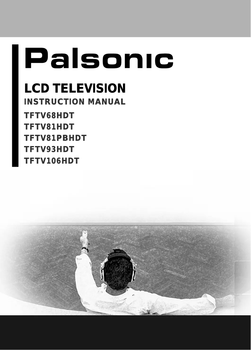 Page 1 de la notice Manuel utilisateur Palsonic TFTV81HDT