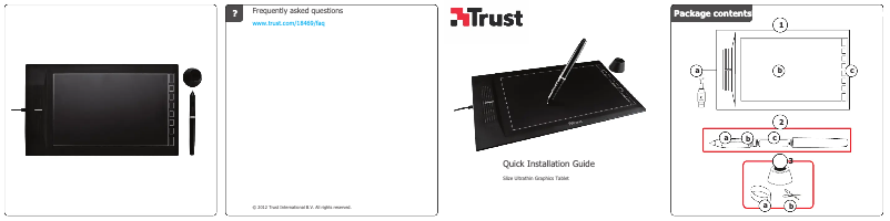 Page 1 de la notice Manuel utilisateur Trust SliZe