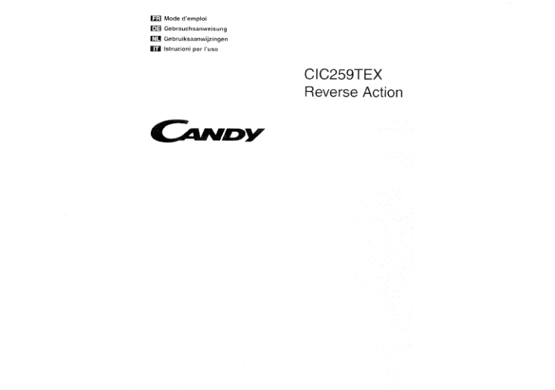 Page 1 de la notice Manuel utilisateur Candy CIC 259tex