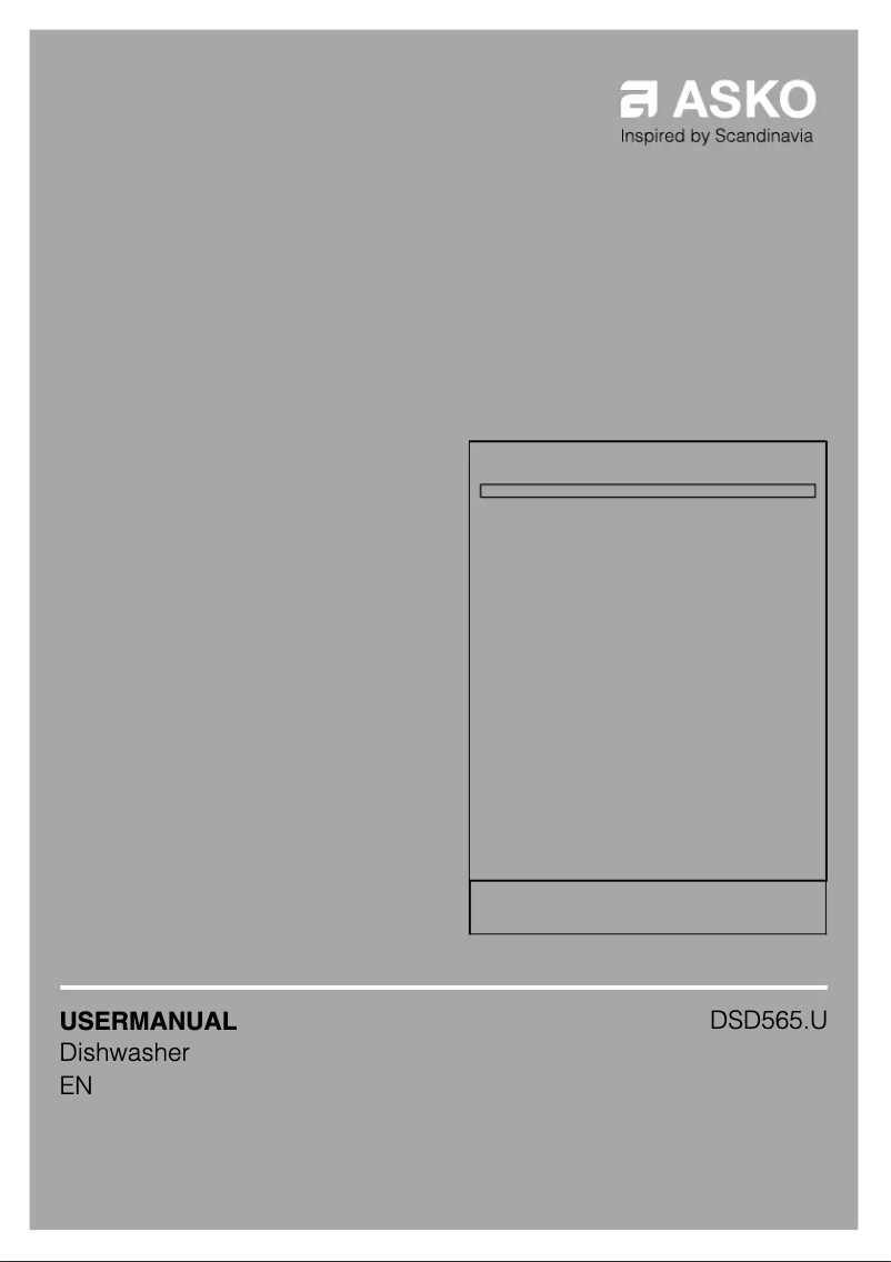 Page n°1 - Manuel utilisateur Asko DSD565.U