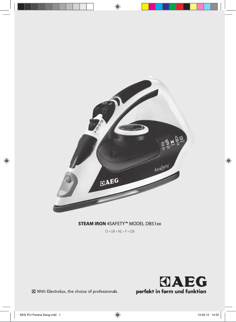 Imagen de la primera página del manual del dispositivo DB5110MO