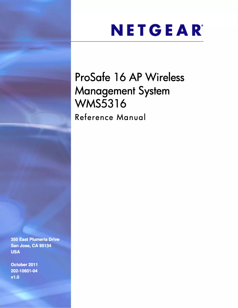 Página 1 del manual Manual de usuario Netgear WMS5316