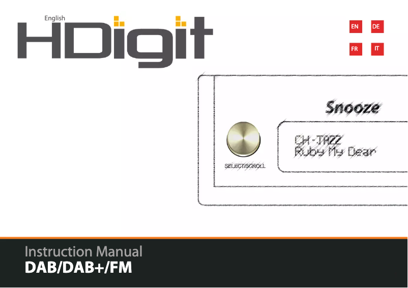 Image de la première page du manuel de l'appareil Snooze