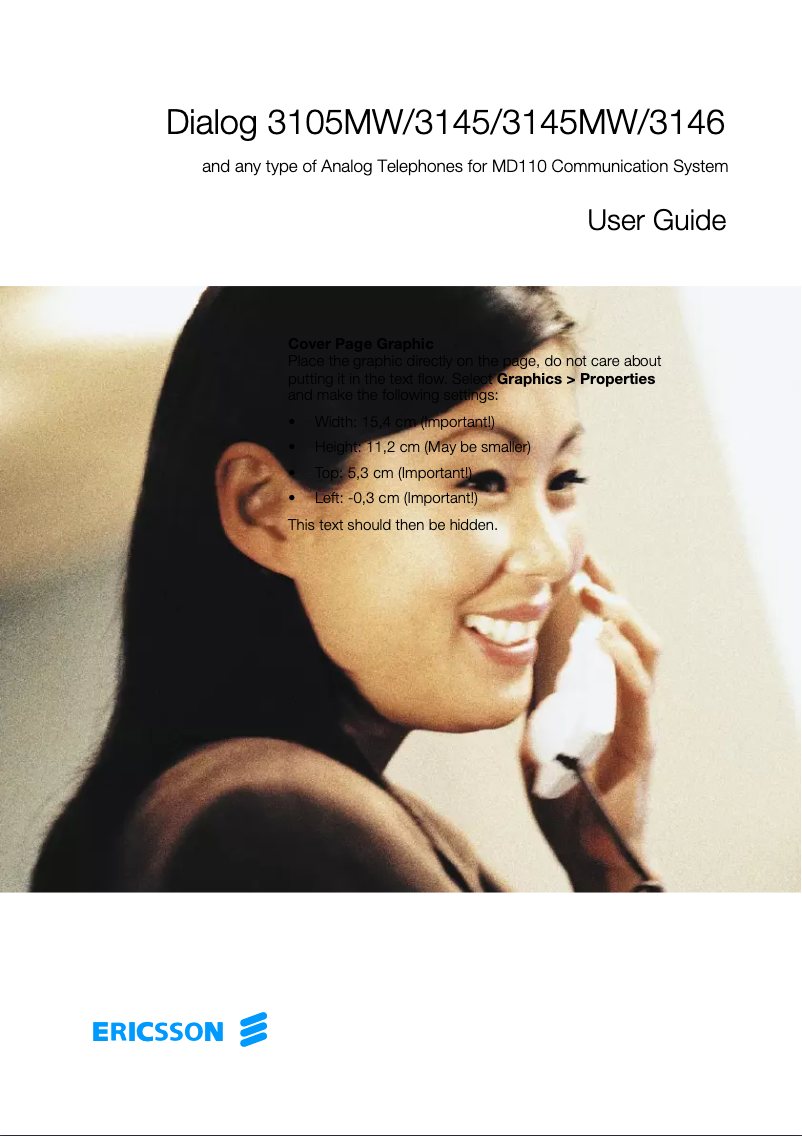 Página 1 del manual Manual de usuario Ericsson Dialog 3145MW