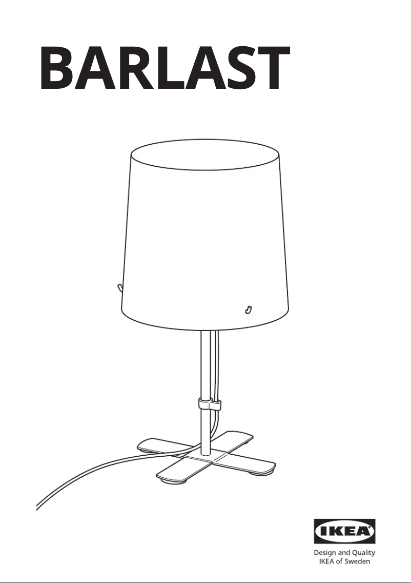 Image de la première page du manuel de l'appareil BARLAST 805.045.63