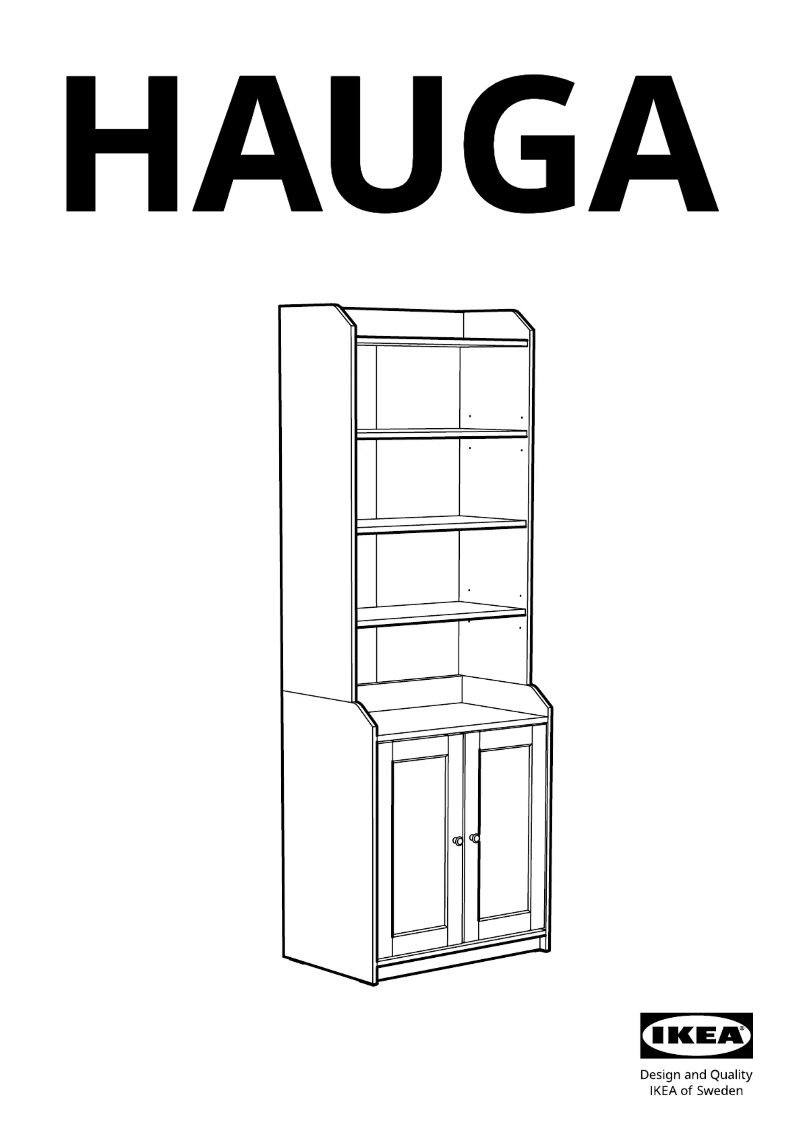Página 1 del manual Manual de usuario Ikea HAUGA 304.150.60