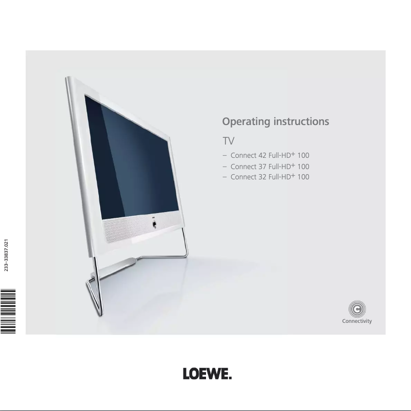 Page n°1 - Manuel utilisateur Loewe Connect 37