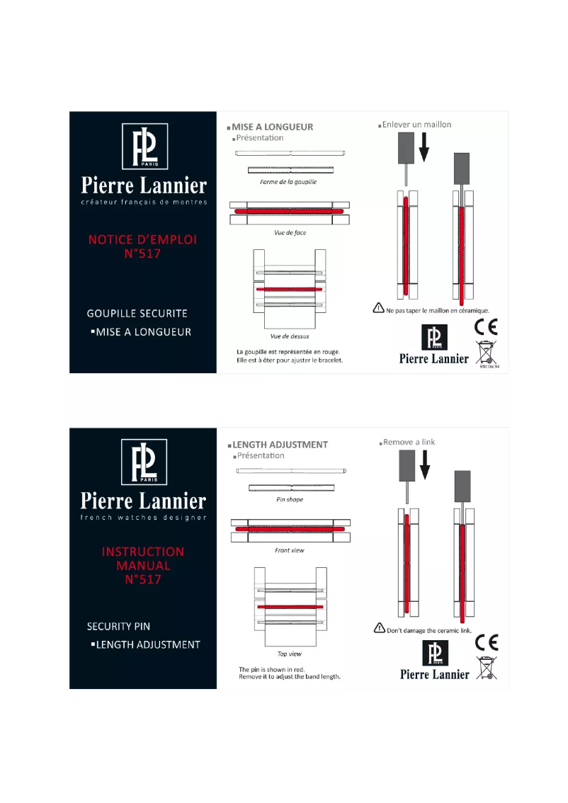 Page n°1 - Manuel utilisateur Pierre Lannier 517