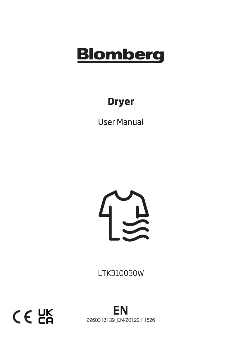 Page n°1 - Mode d'emploi Blomberg LTK310030W