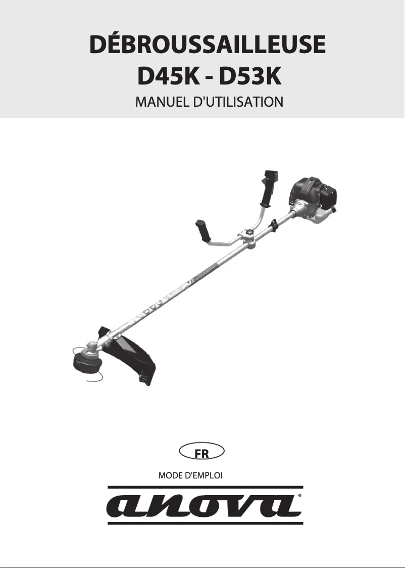 Page n°1 - Manuel utilisateur Anova D45K
