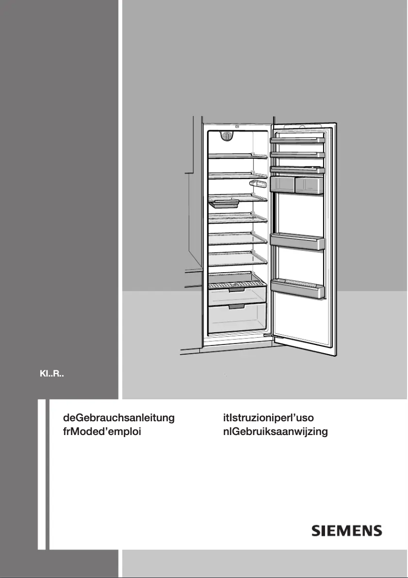 Page 1 de la notice Manuel utilisateur Siemens KI38RA55