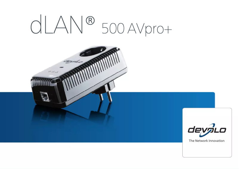 Página 1 del manual Manual de usuario Devolo dLAN 500 AVpro+