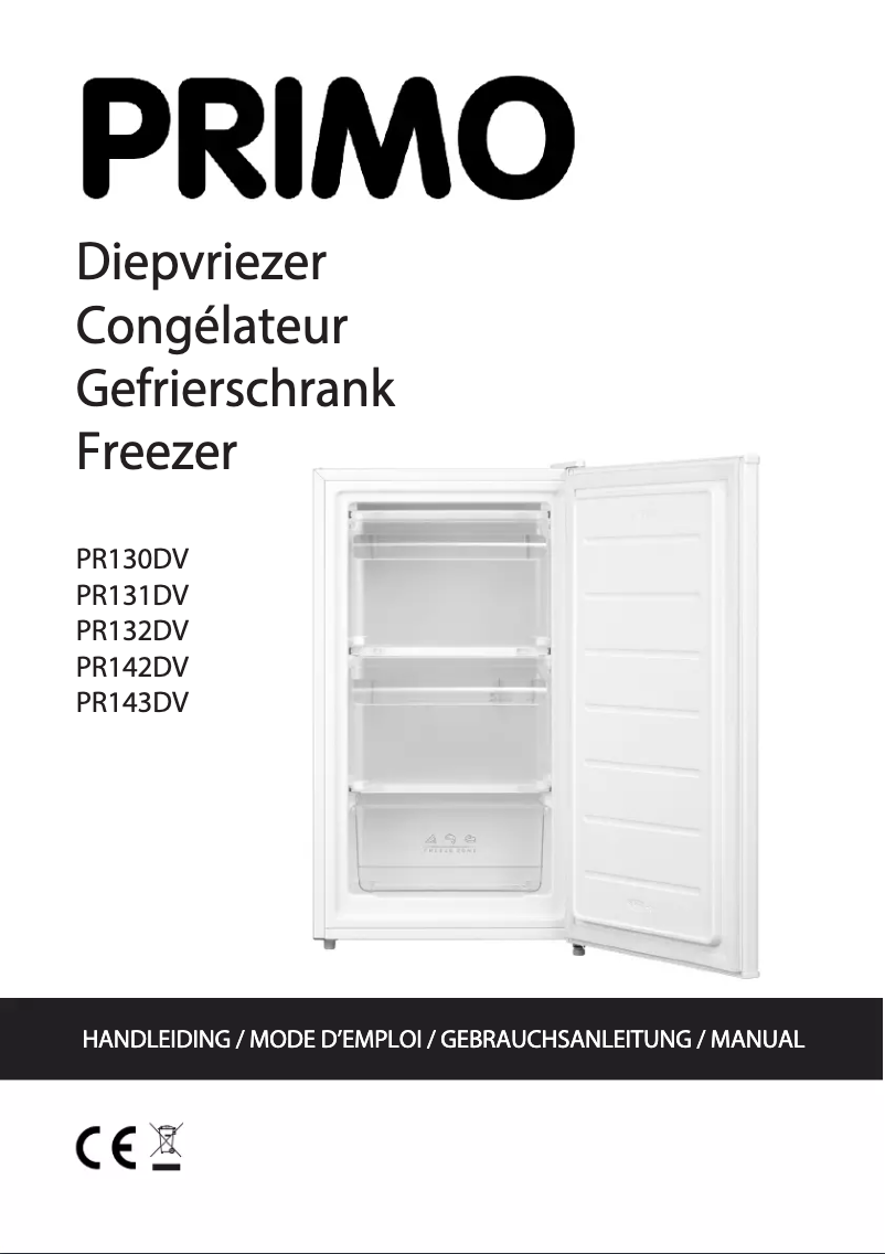 Page n°1 - Manuel utilisateur Primo PR142DV