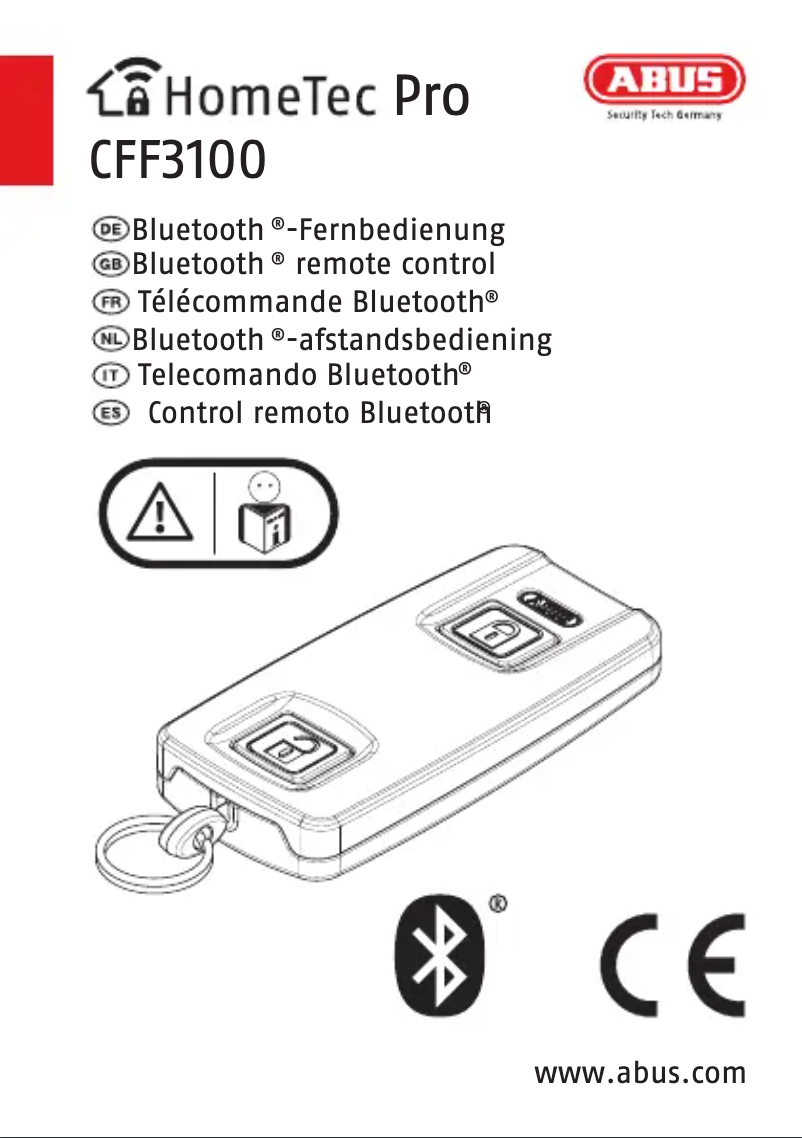 Page n°1 - Manuel utilisateur Abus CFF3100