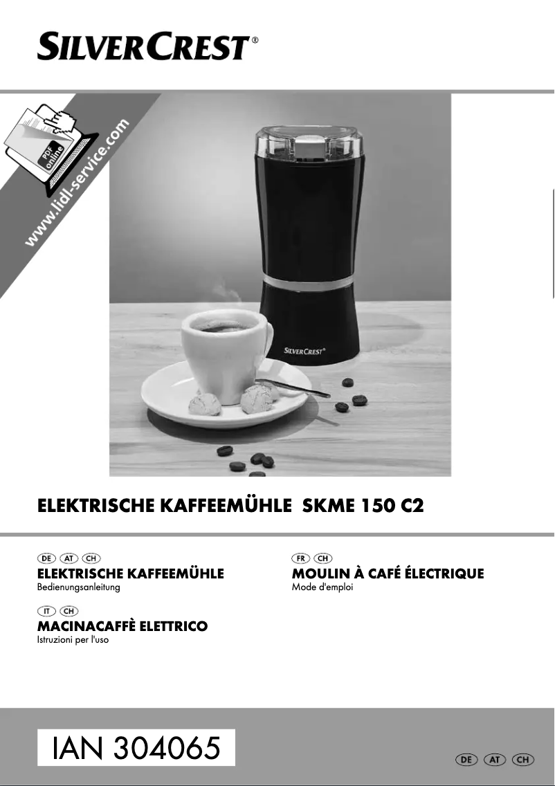 Image de la première page du manuel de l'appareil SKME 150 C2