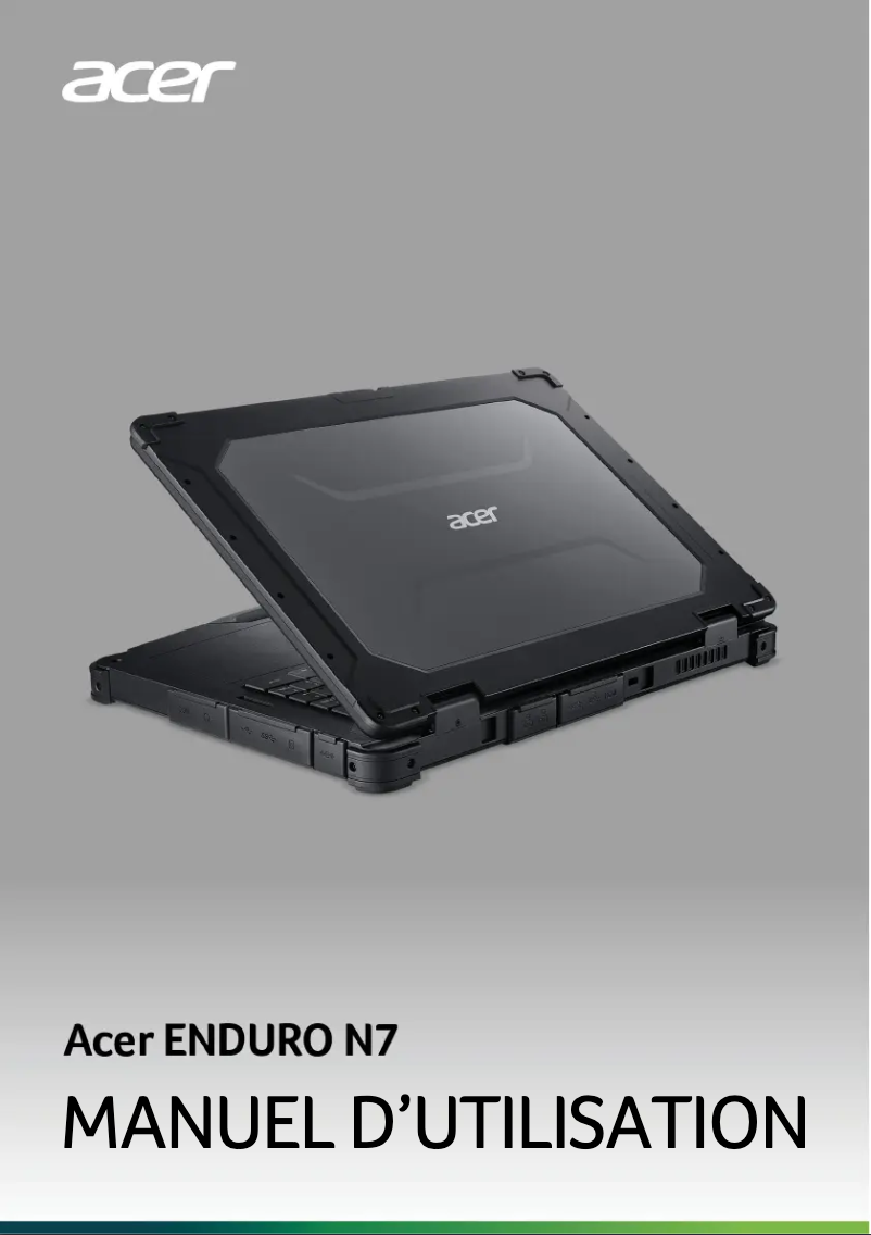 Página 1 del manual Manual de usuario Acer Enduro N7