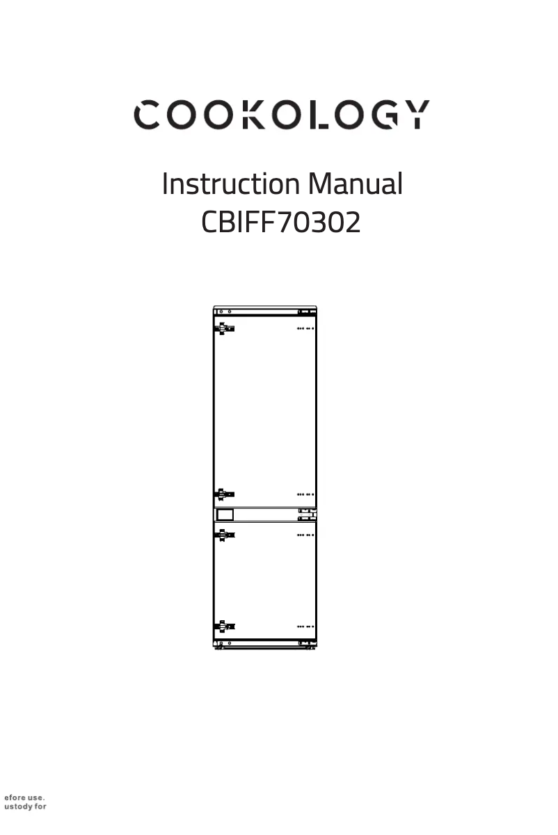 Page n°1 - Manuel utilisateur Cookology CBIFF70302