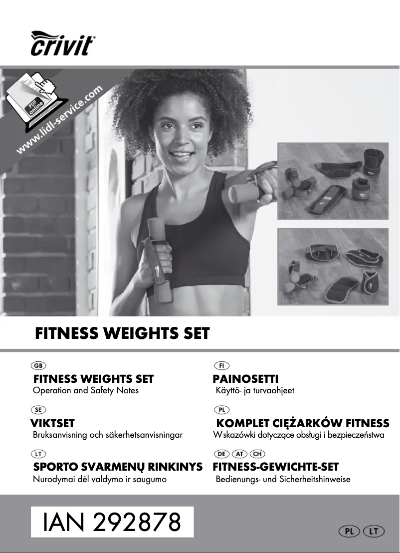 Página 1 del manual Manual de usuario Crivit HG01545A