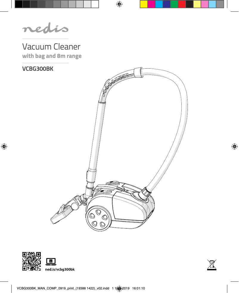 Image de la première page du manuel de l'appareil VCBG300BK