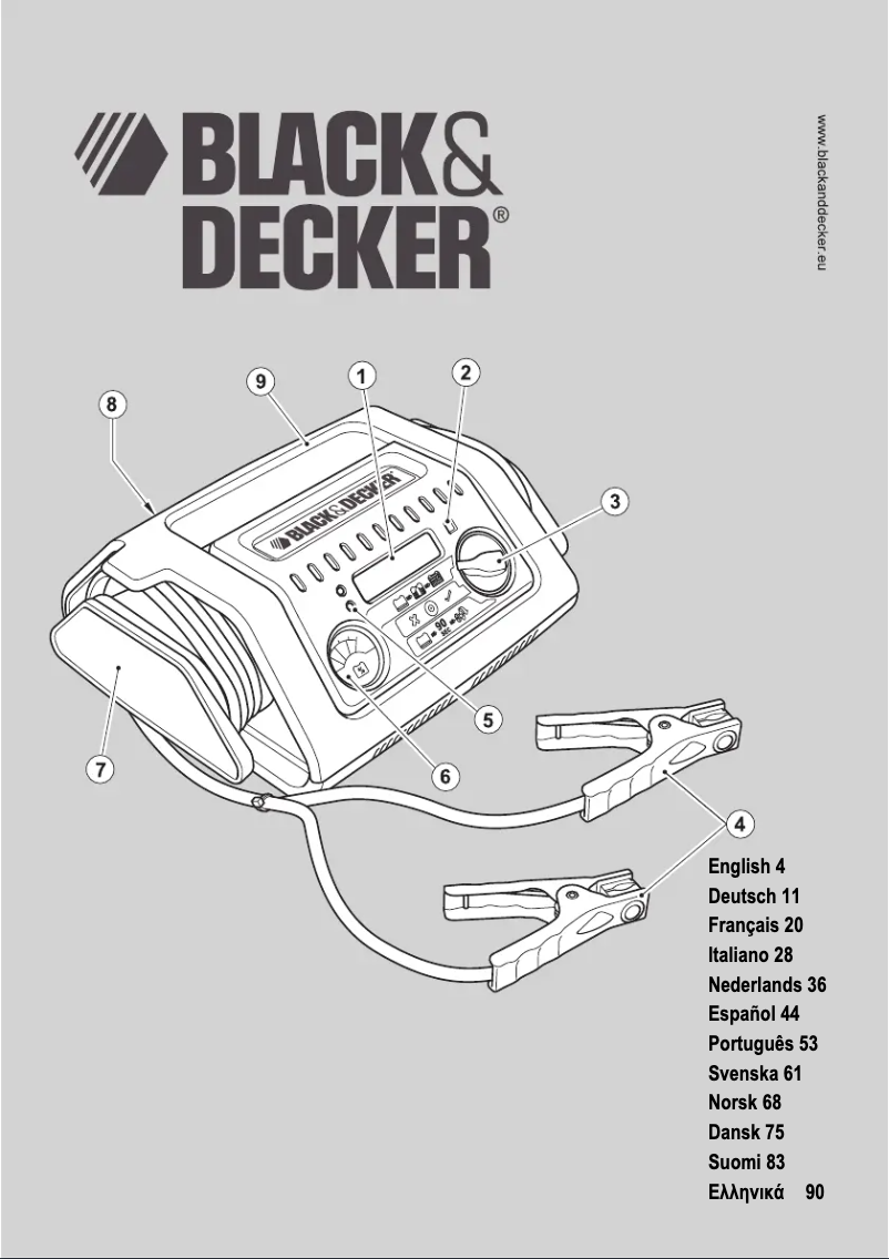 Page 1 de la notice Manuel utilisateur Black & Decker BDSBC25A