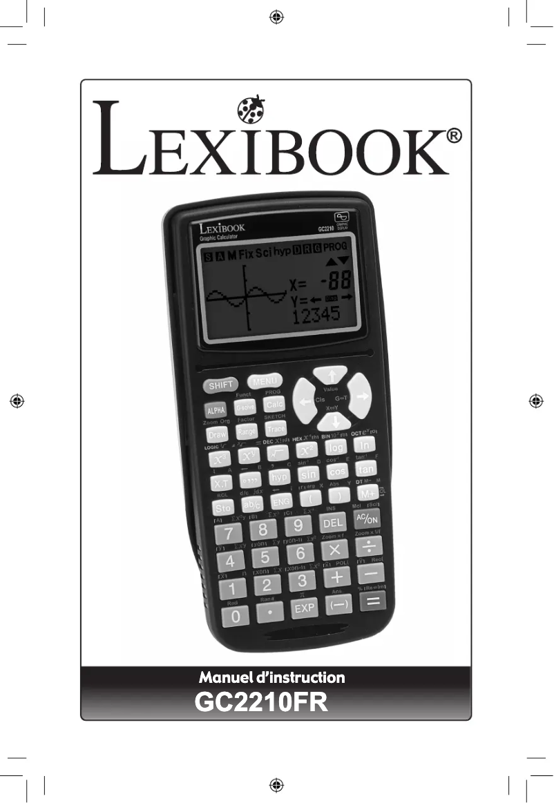 Page 1 de la notice Manuel utilisateur Lexibook GC2210