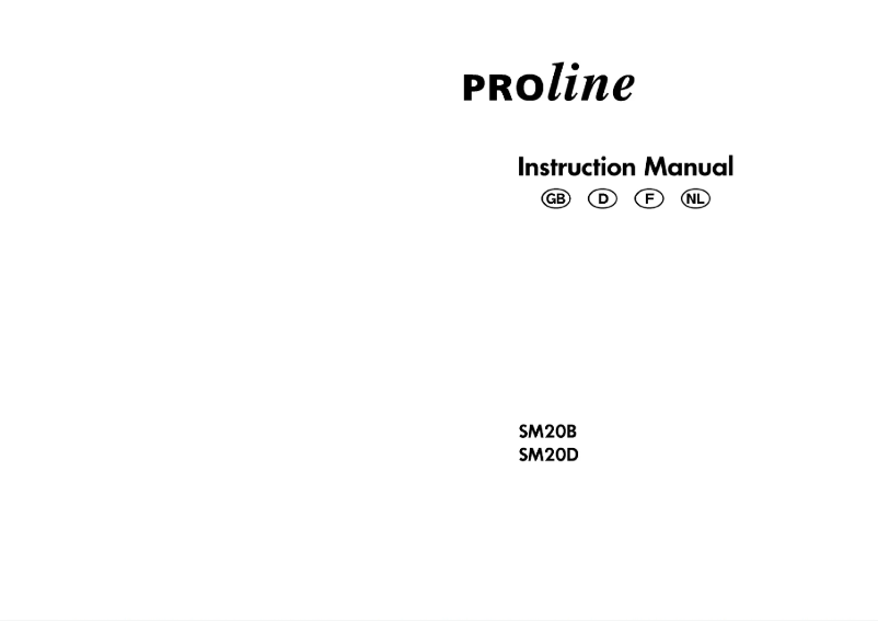 Image de la première page du manuel de l'appareil MS-1922R