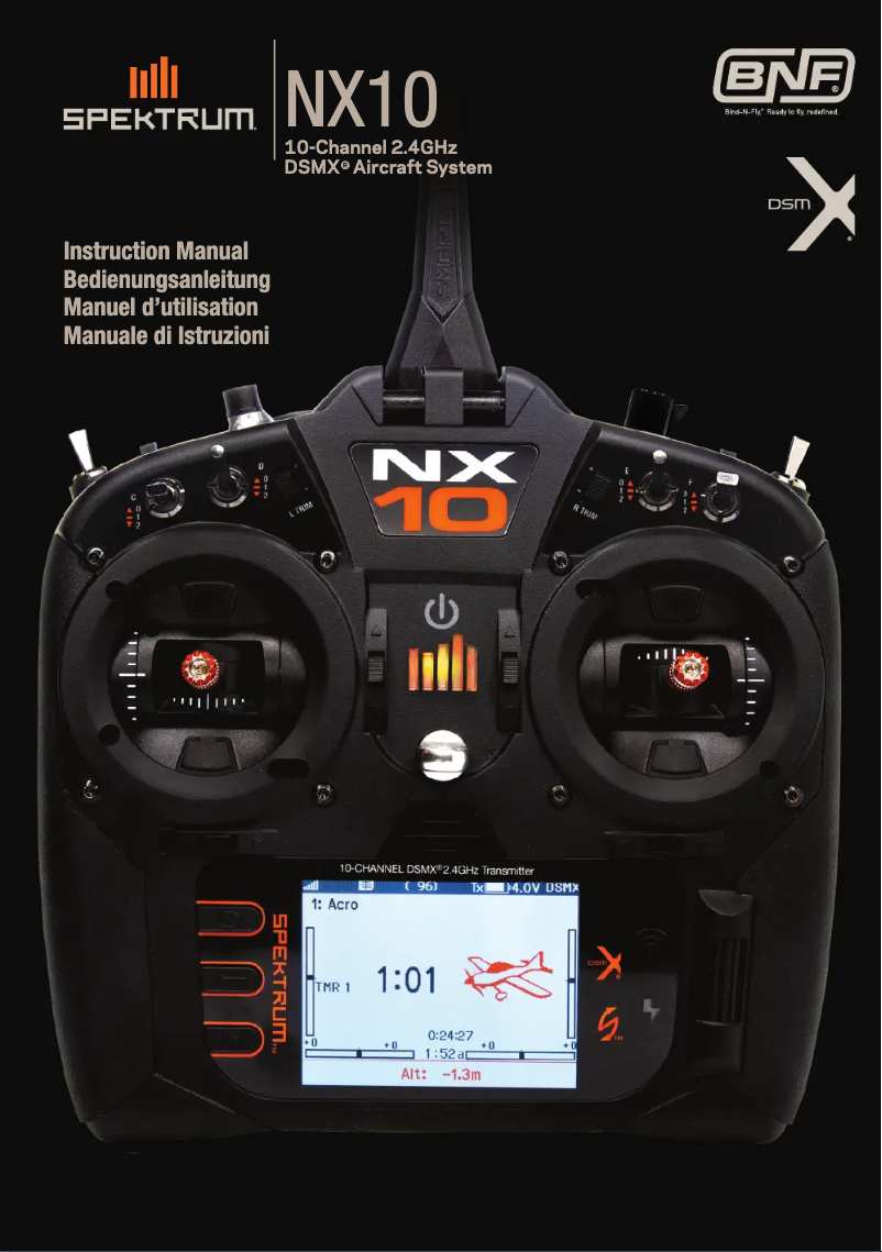 Image de la première page du manuel de l'appareil NX10SE