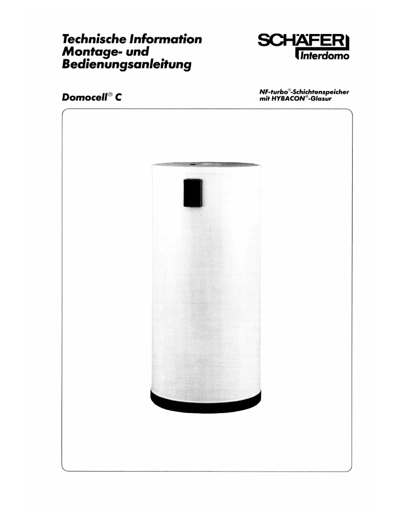 Image de la première page du manuel de l'appareil Domocell C DLC300