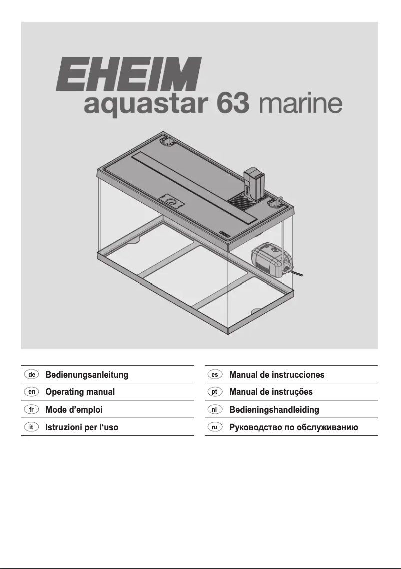Image de la première page du manuel de l'appareil Aaquasar 63 marine