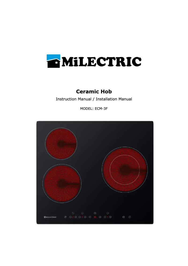 Page n°1 - Manuel utilisateur Infiniton ECM-3F