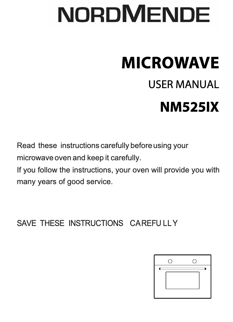 First page image of the manual for NM525IX