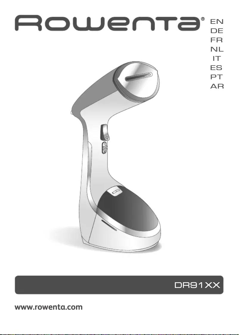 Página 1 del manual Manual de usuario Rowenta Access Steam Care DR9100