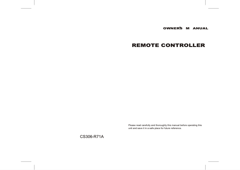 Página 1 del manual Manual de usuario Midea R71A