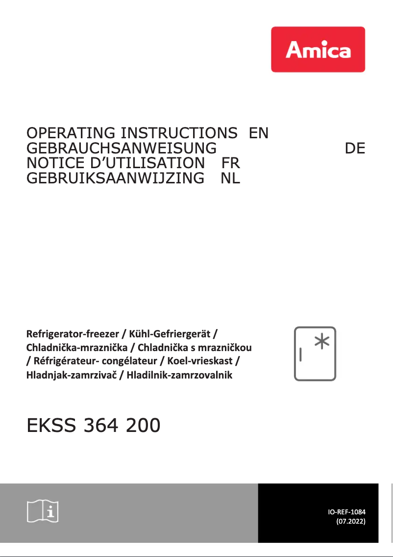 Image de la première page du manuel de l'appareil EKSS 364 200