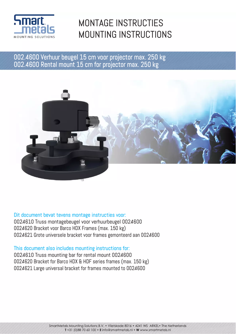 Page 1 de la notice Manuel utilisateur SmartMetals 002.4610