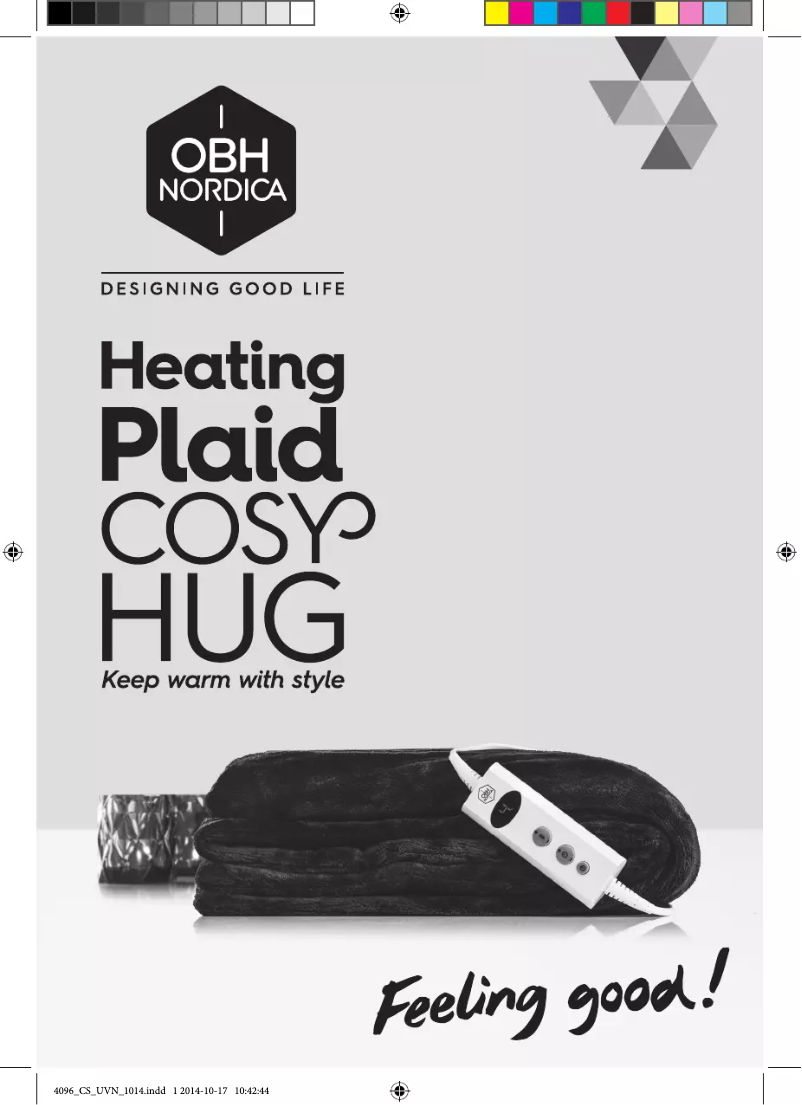 Page 1 de la notice Manuel utilisateur OBH Nordica Cosy Hug 4096