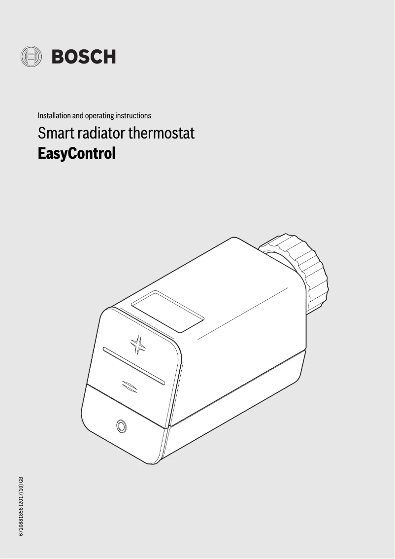 Page 1 of the manual User Manual Bosch RT10-RF