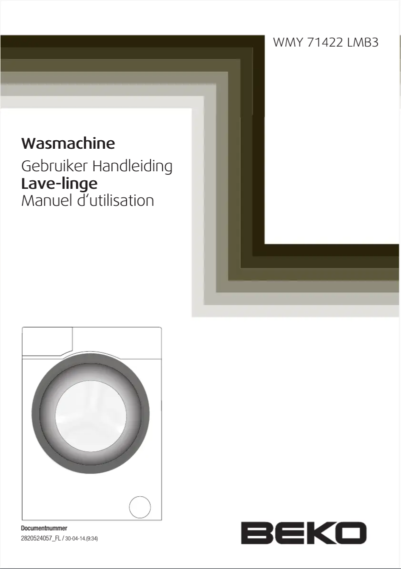 Image de la première page du manuel de l'appareil WMY 71422 LMB3