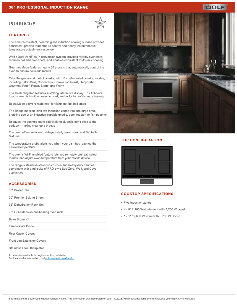 Page n°1 - Manuel utilisateur Wolf IR3655P