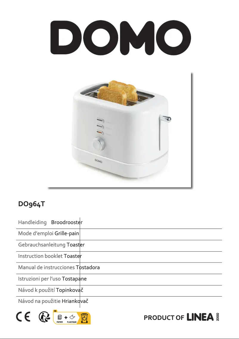 Image de la première page du manuel de l'appareil DO964T