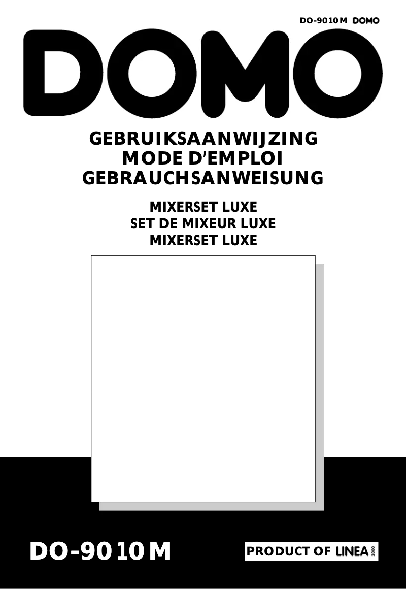 Page 1 de la notice Manuel utilisateur Domo DO9010M