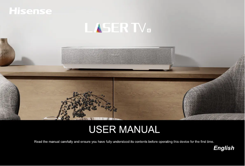 Page 1 de la notice Manuel utilisateur Hisense 100L5