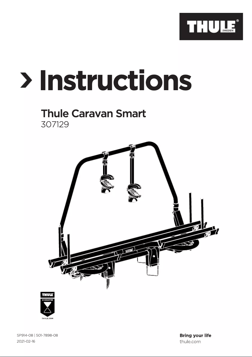 Page 1 de la notice Manuel utilisateur Thule Caravan Smart