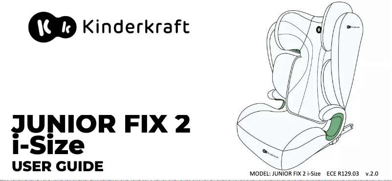 Image de la première page du manuel de l'appareil JUNIOR FIX 2