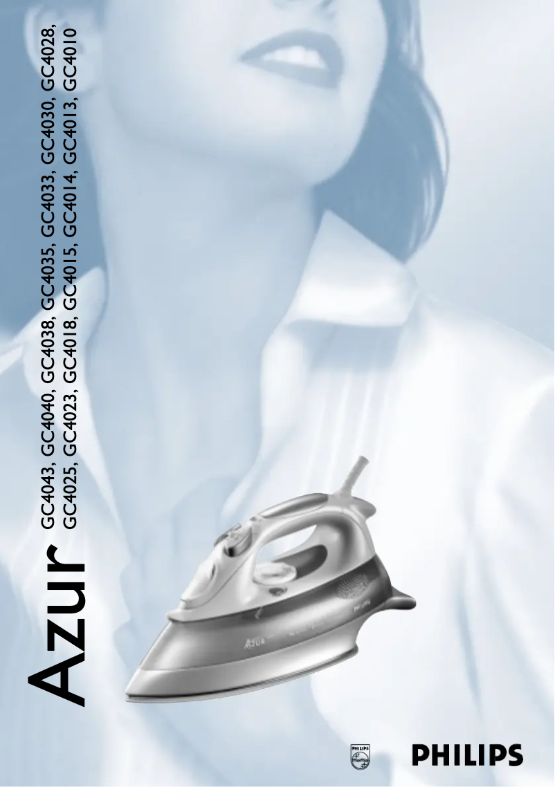 Image de la première page du manuel de l'appareil Azur GC4014