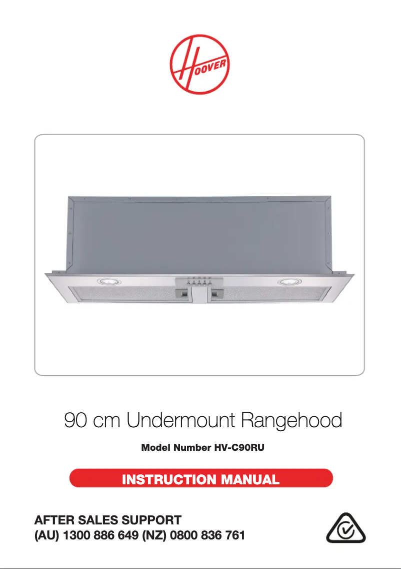 Page 1 de la notice Manuel utilisateur Hoover HV-C90RU