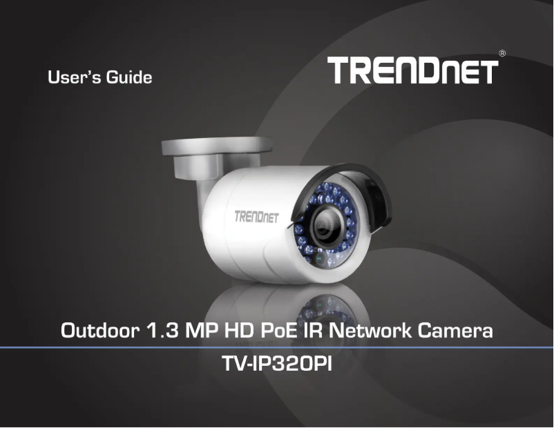 Page n°1 - Manuel utilisateur TRENDnet TV-IP320PI2K